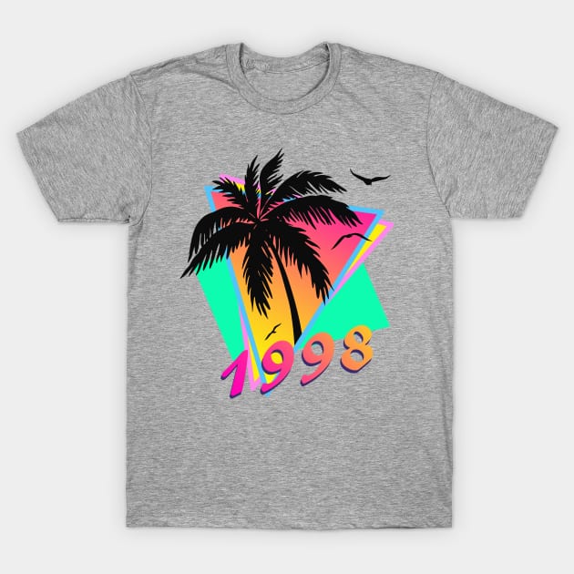1998 Tropical Sunset T-Shirt by Nerd_art
